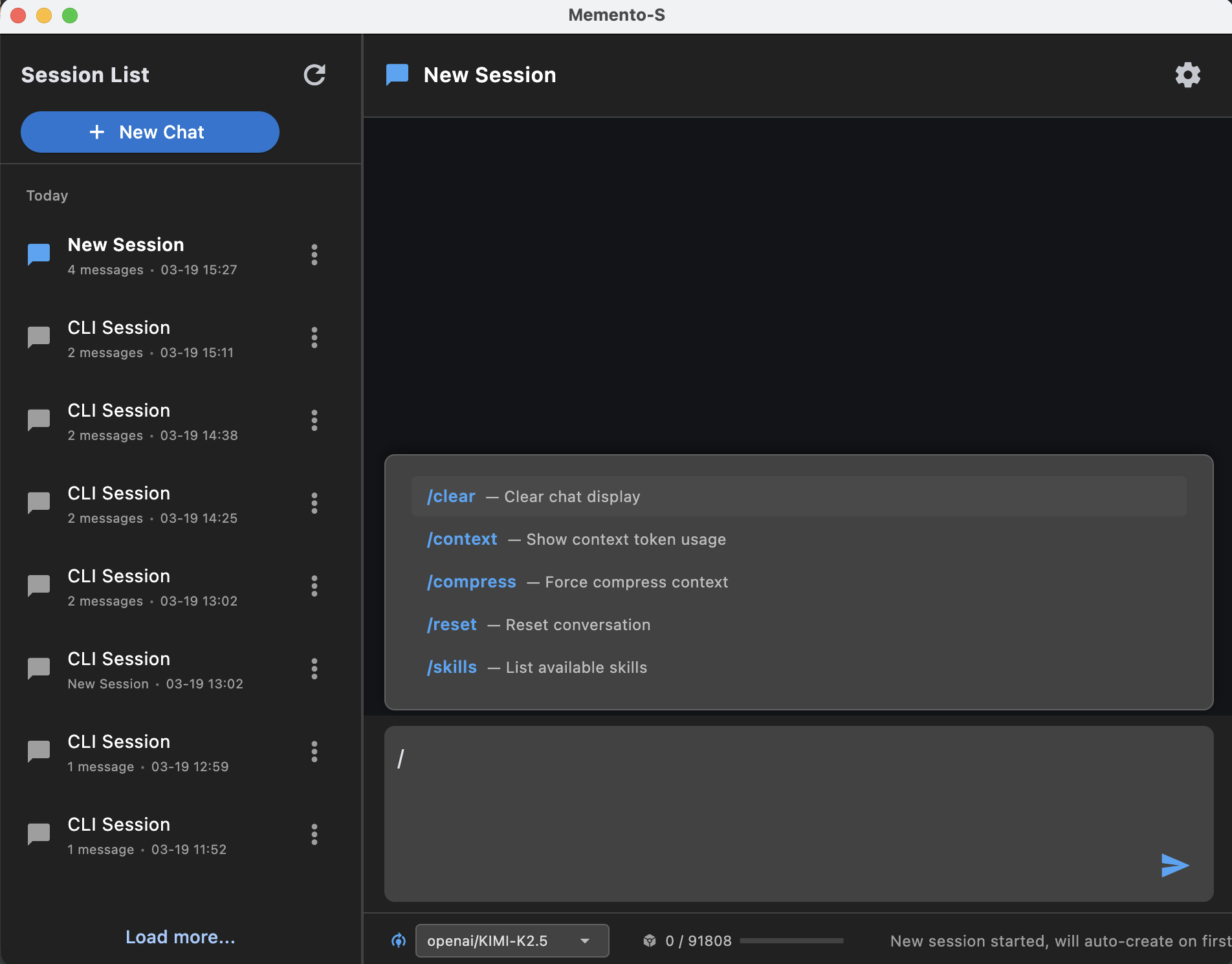 Memento-Skills desktop GUI